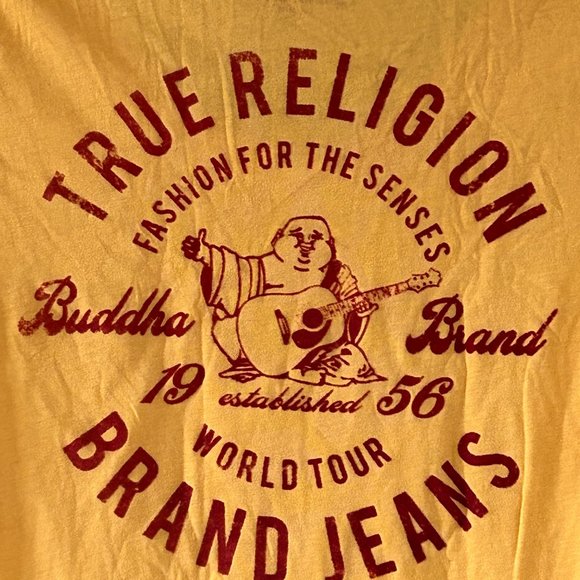 🇺🇸 True Religion Velvet Buddha Logo T-Shirt (NWOT) - Picture 4 of 12
